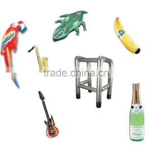 Inflatable Blow Up Toys Zimmer Frame Animals Guns Palm Trees Saxophones Guitars thumbnail-3
