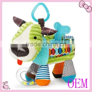 Colorful Baby Stuffed Animals Teeth Toy Plush Toy Horse Stuffed Animal Toy thumbnail-4