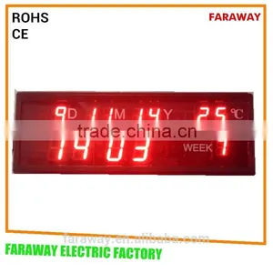 Digital Desk Clock With Calendar, Alarm,temperature thumbnail-1