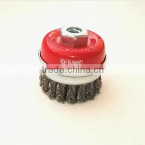 Knotted Cup Brushes With Bridle, Diameter 75mm or 3" thumbnail-1