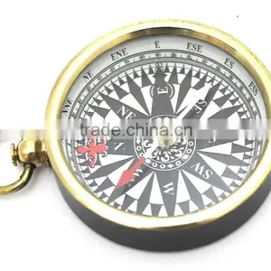 Brass Pendant Compass - Brass Pocket Compass 13304 thumbnail-2