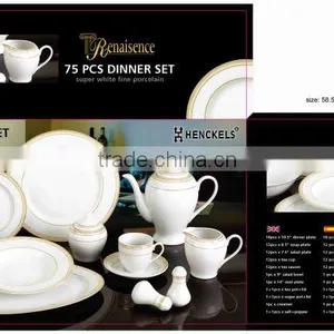75PCS DINNER SET IN STOCK thumbnail-1