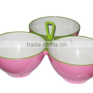 Pink Melamine Salad Bowl thumbnail-1