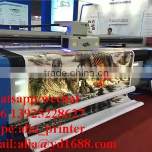 Economic Model High Speed Digital KM1024i Head Hybrid PET/PVC/PP uv Printer 6 Pcs Heads thumbnail-1