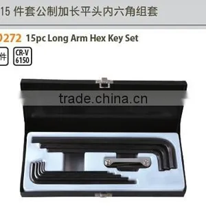 15pc Long Arm Hex Key Set thumbnail-1