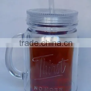Bottle Cup With Straw With Handle thumbnail-1