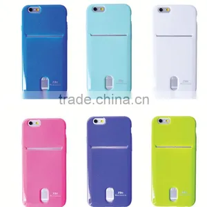 Roarkorea Card Pocket Jelly Case For Galaxy S6,Ultra Slim Soft Tpu Jelly Case Mobile Phone Accessories thumbnail-4