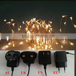 6M LED Rice Lights With 4 Customerized Plug Adapter thumbnail-1