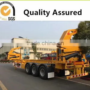 High Quality ISO 3 Axle Container 40ft Flatbed XCMG Sidelifter From Truck Trailer thumbnail-1