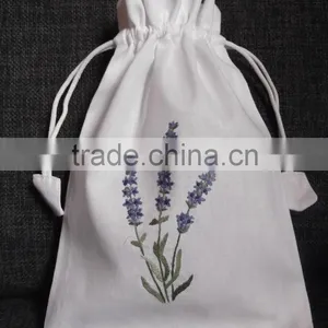Hand Embroidery Lavender Bag Made in Vietnam. No 09 thumbnail-2