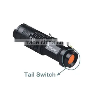 Promotional 300LM LED Light 3W Small Pocket Torch Light thumbnail-4