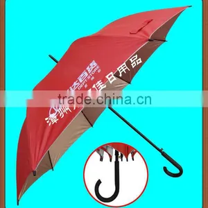 WDJ-27UV 27inch uv Protection j Handle Straight Umbrella thumbnail-1
