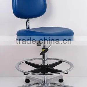 ESD Anti Static Chair Lab Cleanroom Chair PU Leather Chair thumbnail-2