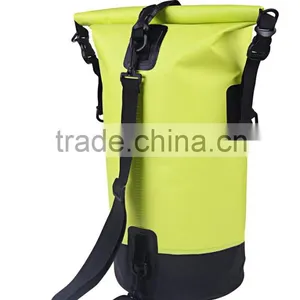 Large and Durable Waterproof PVC Dry Bag With Pocket Custom Dry Bag Green thumbnail-5