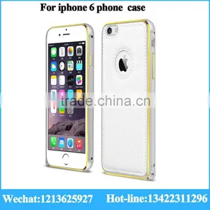 Genuine Leather Phone Case for Apple Iphone 5.5inch Phone Leather Case for Iphone With Metal Bumper Quality Choice thumbnail-3