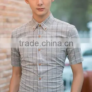 D11046b Men Cotton Casual Wholesale Fashionable Fancy Shirt thumbnail-4