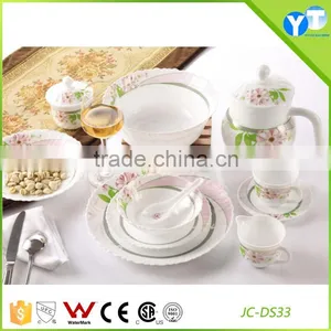 33Pcs Wholesale Opal Glass Dinner Set thumbnail-1
