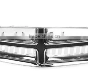 Black Front Grille Molding For 2011-2013 Dodgedie Injection Mold Maker Charger W/Chrome Outer Mold Manufacturer Shanghai China thumbnail-1