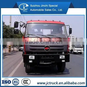 ChuFeng 8X4 Flat Plate Transport Truck/ Flatbed Container Transport Trailer thumbnail-2