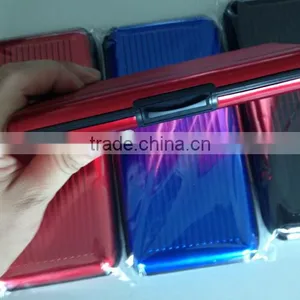 Waterproof Business ID Credit Card Wallet Holder Aluminum Metal Case thumbnail-4