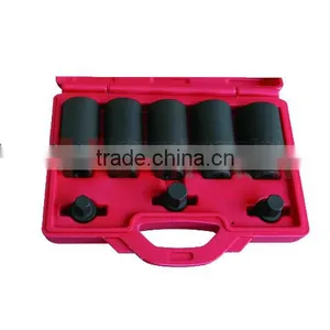 8PCS 1/2"Dr.Shaft Impact Deep Socket Set, Under Car Service Tools of Auto Repair Tools thumbnail-1