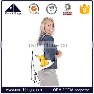 New Arrive Popular Pokemon Backpack Cotton Drawstring Bag thumbnail-1