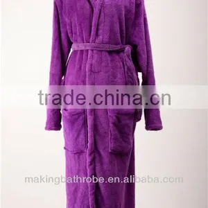 Wholesale 100% Coral Fleece Bathrobe thumbnail-1