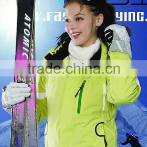 Ladies' Waterproof Ski Jacket With Detachable Hood(WL9313D) thumbnail-3