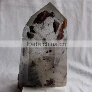 3.35kg Fantastic Scenic Natural Rock Crystal Point Chorite Quartz Crystal Wand thumbnail-3