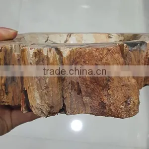 Petrified Wood Stone Fossil Ashtray thumbnail-3