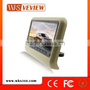 9'' Inch Car Headrest DVD Player With USB/SD/GAME/IR Cheap Price thumbnail-1