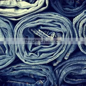 Fashion Denim Fabric Yarn ; New Creative Wholesale Jean Jacket Yarn ; Polyester Stretch Denim Yarn thumbnail-1