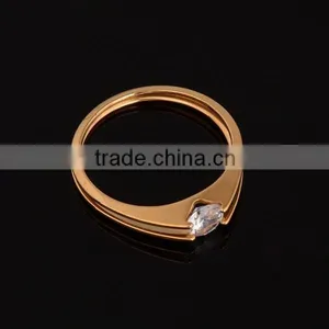 Yellow Gold Diamond Ring thumbnail-2