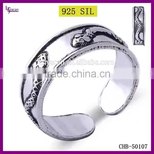 925 Sterling Silver Adjustable Beautiful Finger Ring thumbnail-1