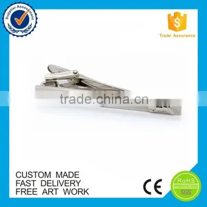 Wholesale Train Design Custom Brass Metal Tie Clip thumbnail-3