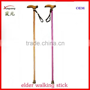 Aluminum Flared Handle Adjustable Elderly Old Man Folding Walking Stick for Old People thumbnail-1