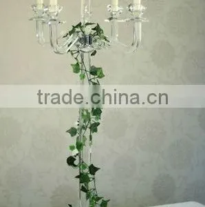 5 Arms Crystal Candelabra thumbnail-1