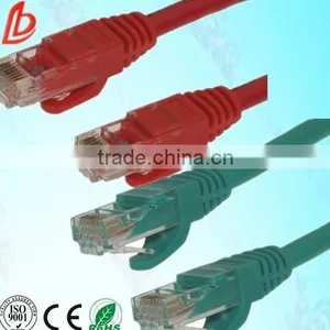 High Speed 4 Pair RJ45 UTP Cat6/cat5 Patch Cords With 23AWG/24 AWG thumbnail-2