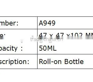 50ml Plastic Roll on Deodorant Empty Bottle thumbnail-3