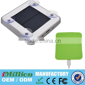 2016 Lastest Design Polymer Battery Mini Waterproof 5200mah Solar Power Bank thumbnail-1