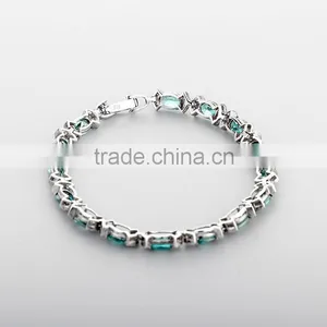 2016 Wholesale Latest Design 925 Silver Lovans Jewelry Stone Bracelet thumbnail-3