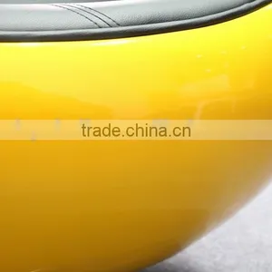 Fiberglass 2 Seater Standing Half Ball Sofa Chair thumbnail-6