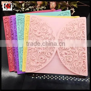 High Quality Laser Cut Wedding Invitations Card Wholesale thumbnail-5