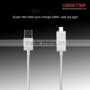China Factory Price High Quality 1m Round Led Light Usb Cable for Android Phone thumbnail-4