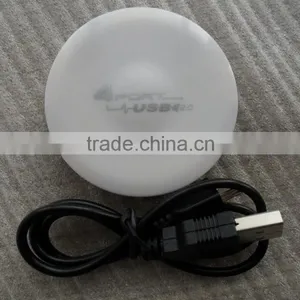 Hot Sell High Speed 4 Ports USB 2.0 Hub Portable Circular USB HUB thumbnail-5