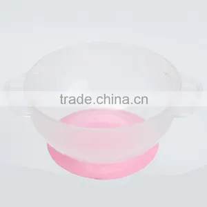 Wholesale 100% Food Grade Heat-Resistance Suction Plastic Baby Bowl thumbnail-6