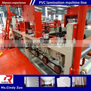 PVC Faced Gypsum Ceiling Board Production Line/pvc Laminated Gypsum Board Equipment thumbnail-3