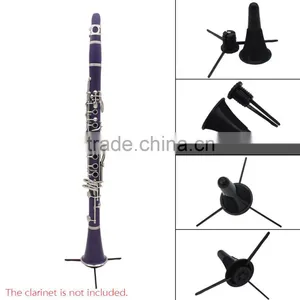 New Portable ABS Clarinet Stand Folding Fits Inside Bell thumbnail-1
