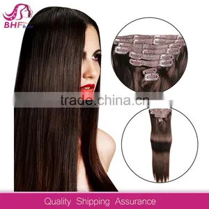 Customized Full Head Clip in Remy Hair Extensions 7 Piece thumbnail-1