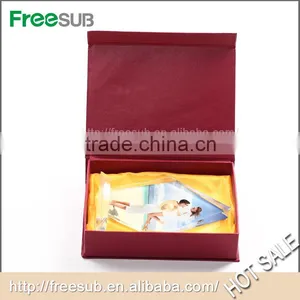 Freesub BSJ10B L150*H220*W40mm Big Ice Hill Screen Blank 3D Sublimation Personalized Crystal Frames thumbnail-6